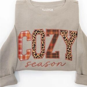 Cozy Season Women's Sweatshirt - Tan